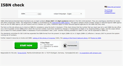 Desktop Screenshot of isbn-check.com
