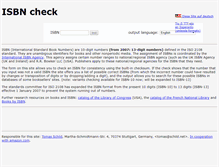 Tablet Screenshot of isbn-check.com